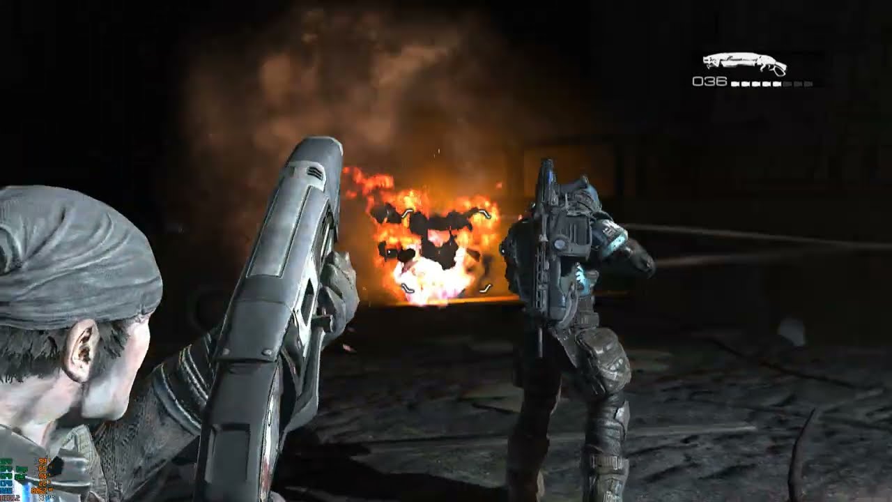 Gears of War 2 - PC Gameplay (Xenia) - Tip of the spear: Roadblocks