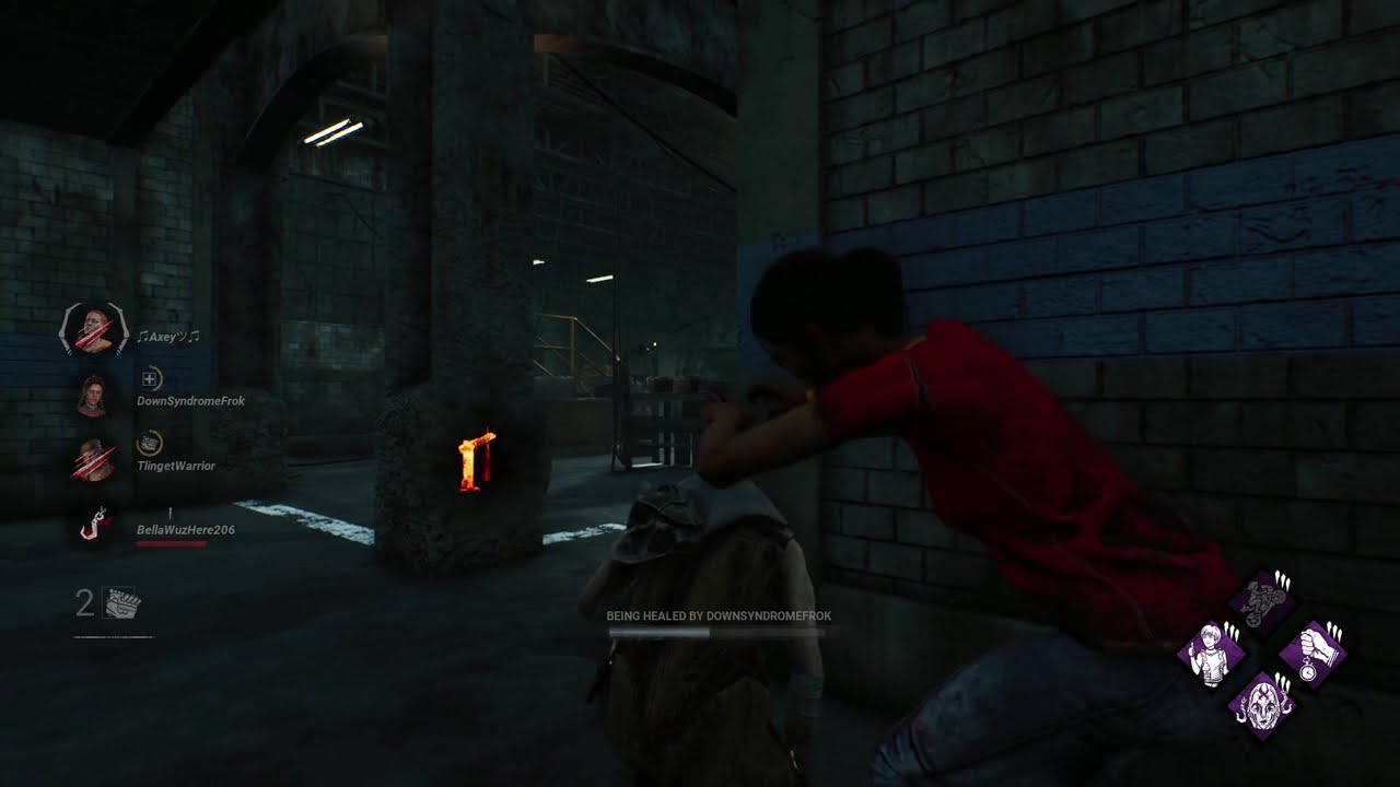 a interesting match of dead by daylight