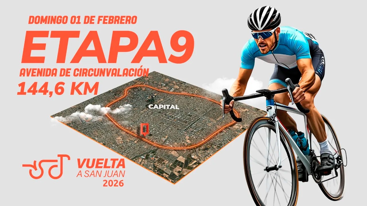 EN VIVO I VUELTA A SAN JUAN 2026 I ETAPA 9 I CIRCUNVALACIÓN I 142,7 KM