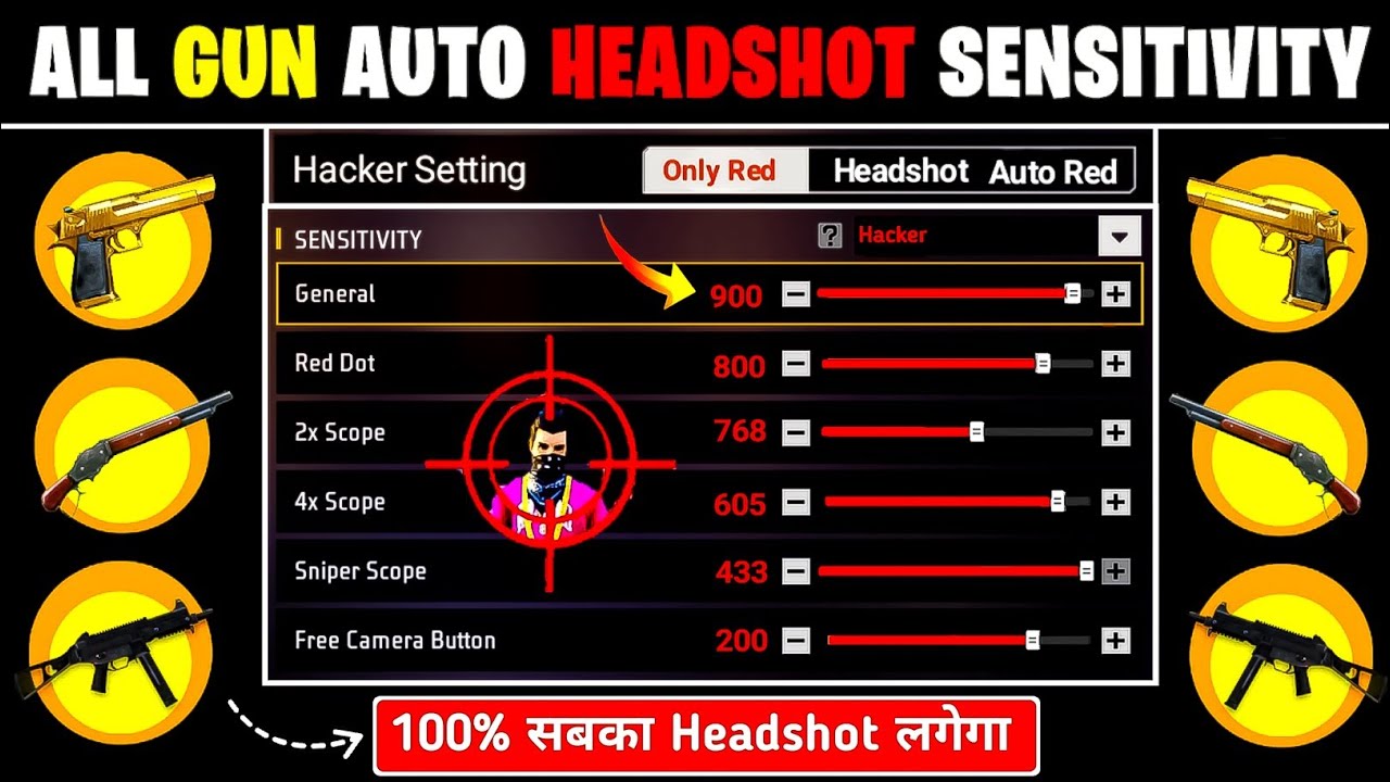 Free Fire Headshot Setting After Ob52 Update 2026⚡Best Sensitivity Settings ⚙️| Sensitivity Setting
