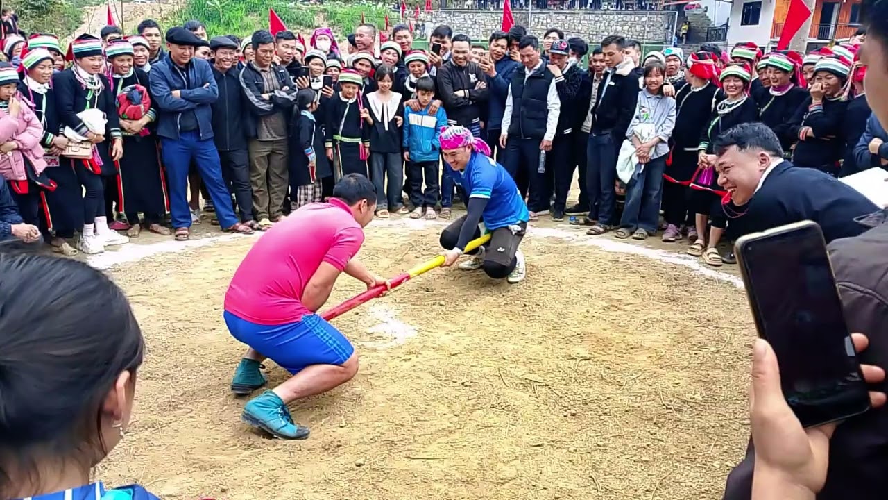 Đẩy gậy đơn Nam xã Mậu Duệ