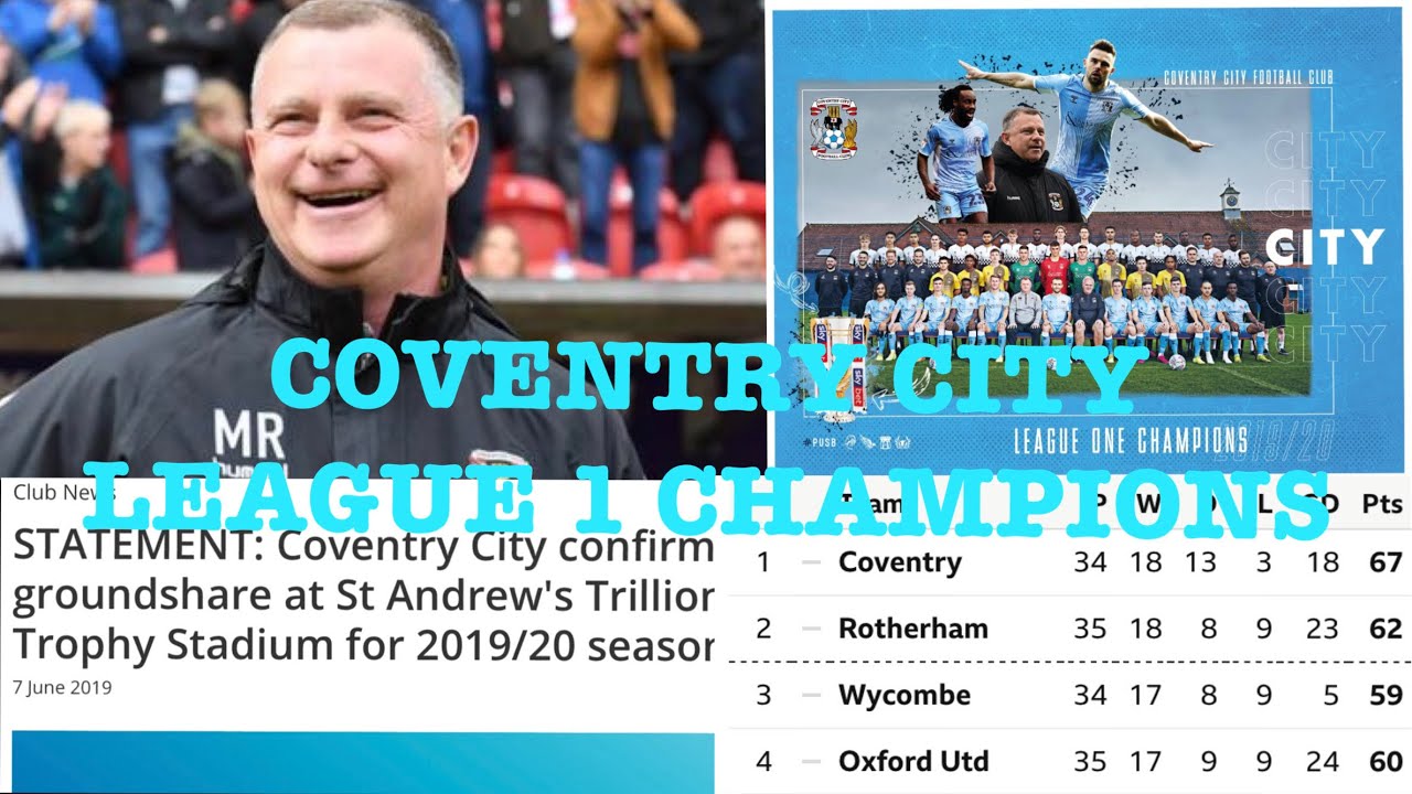 The Story of Coventry City's Promotion to The Championship