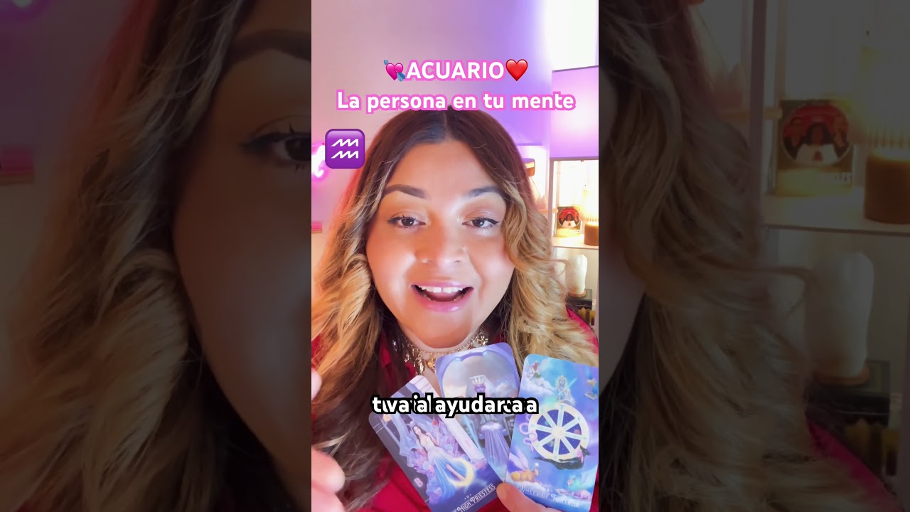 ACUARIO♒️ESTO ES M&Aacute;S IMPORTANTE QUE LA PERSONA EN TU MENTE #acuario #tarotacuario