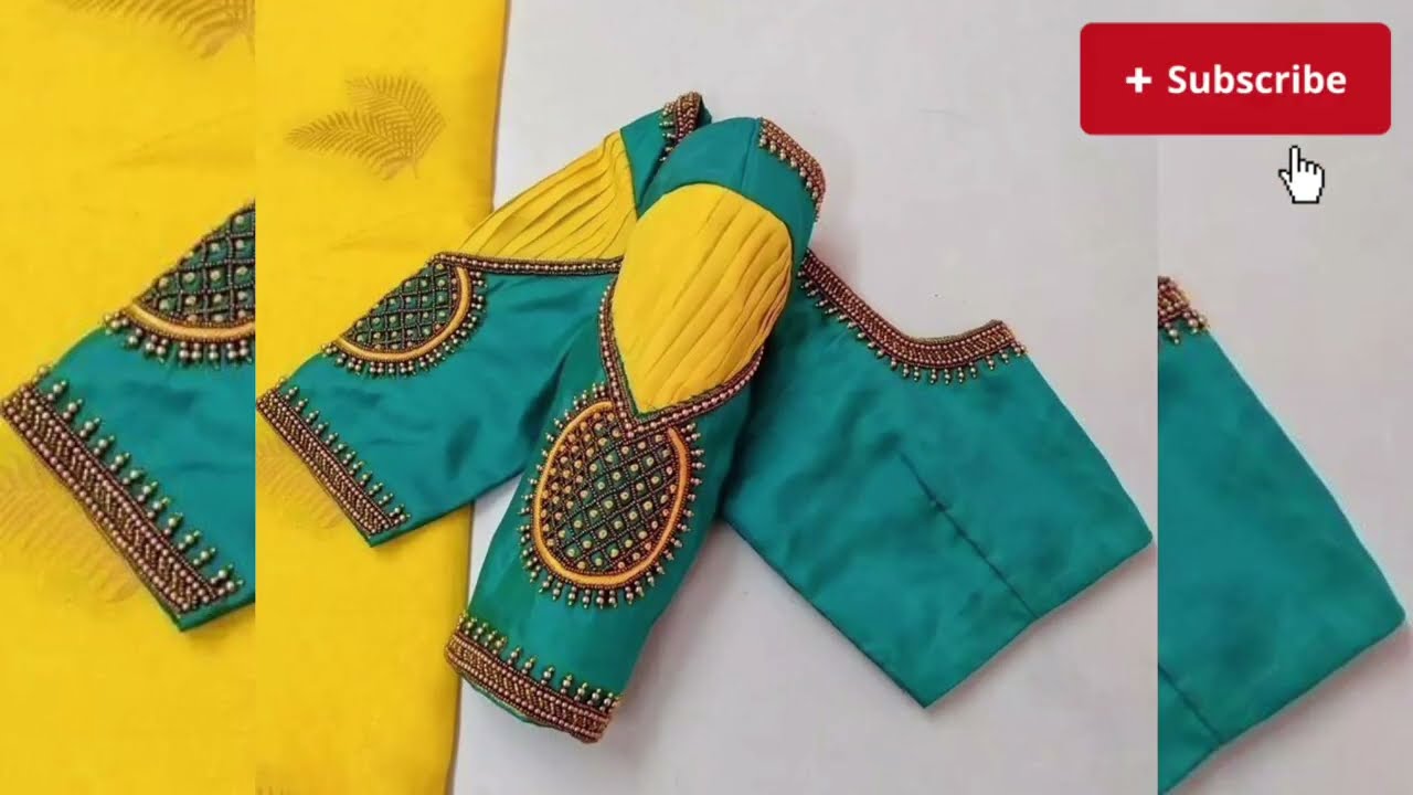 Latest  Aari work ( buff ) sleeves design💖#fashion #🪡#aariwork #new #latestnews @Msdesinger 