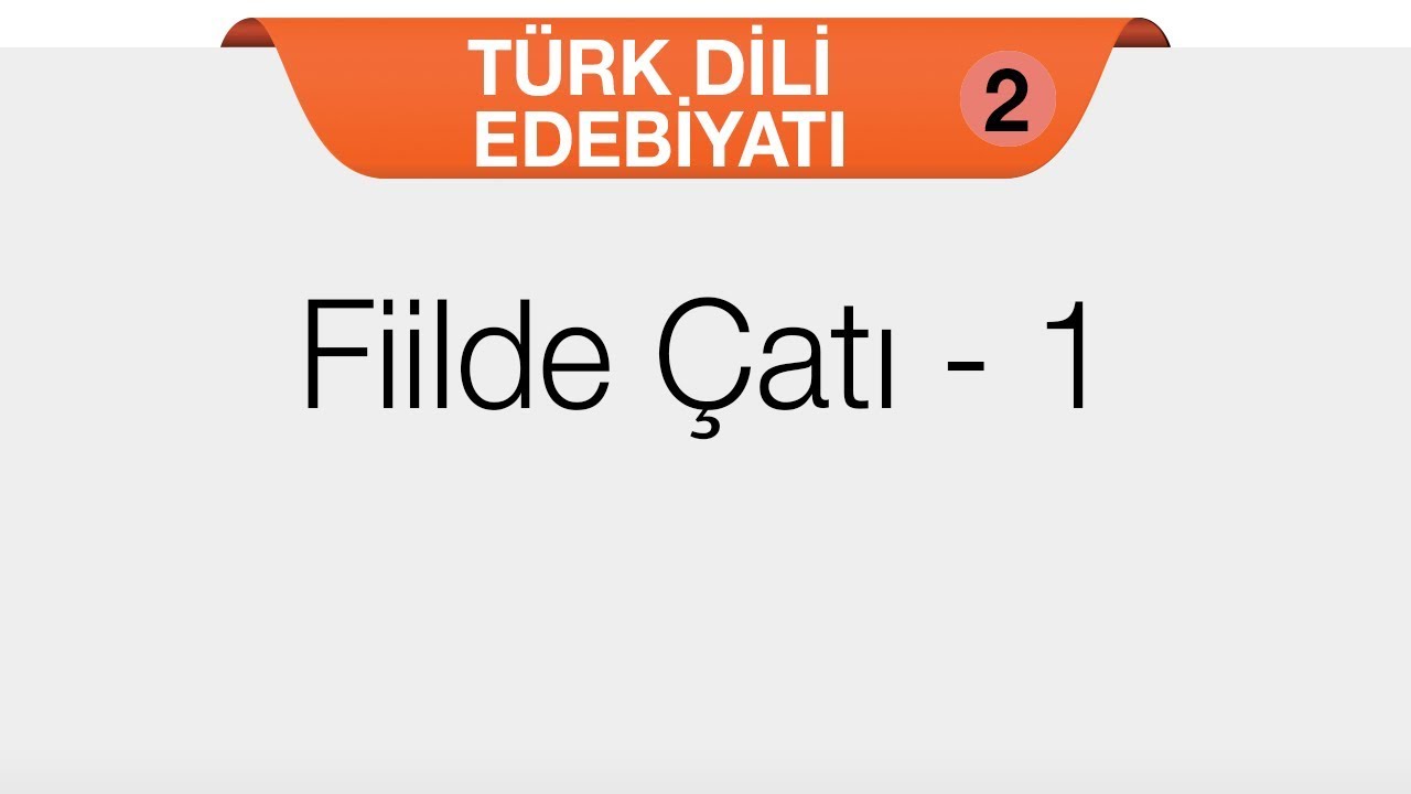 Günlük / Blog - Sözcük Türleri - Fiilde Çatı 1