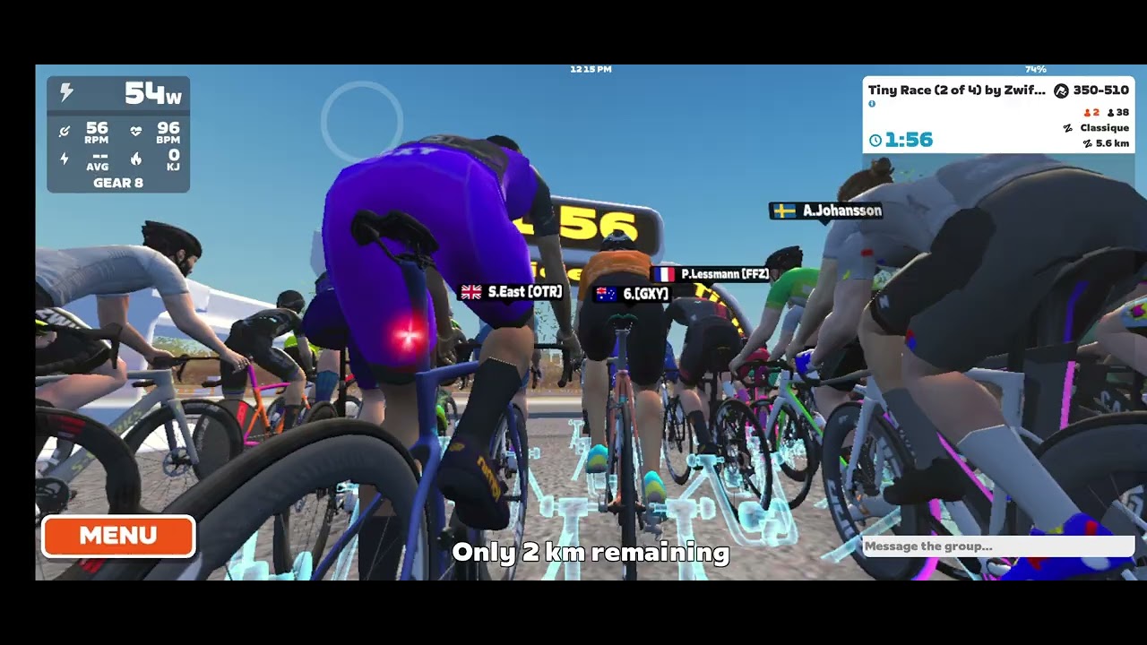 Race: Tiny Race (3 of 4) by Zwift Insider (C) (Z1) 12.04.2025