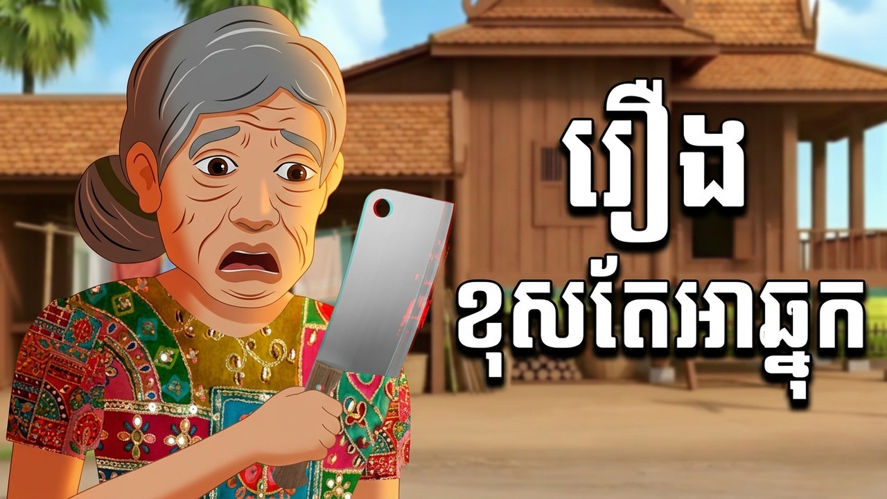 រឿង ខុសតែអាឆ្នុក | រឿងខ្មែរ - Khmer Cartoon Movie