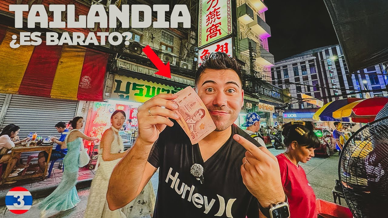 Prob&eacute; COMIDA CALLEJERA en TAILANDIA por primera vez | &iquest;Es realmente BARATO este pa&iacute;s?