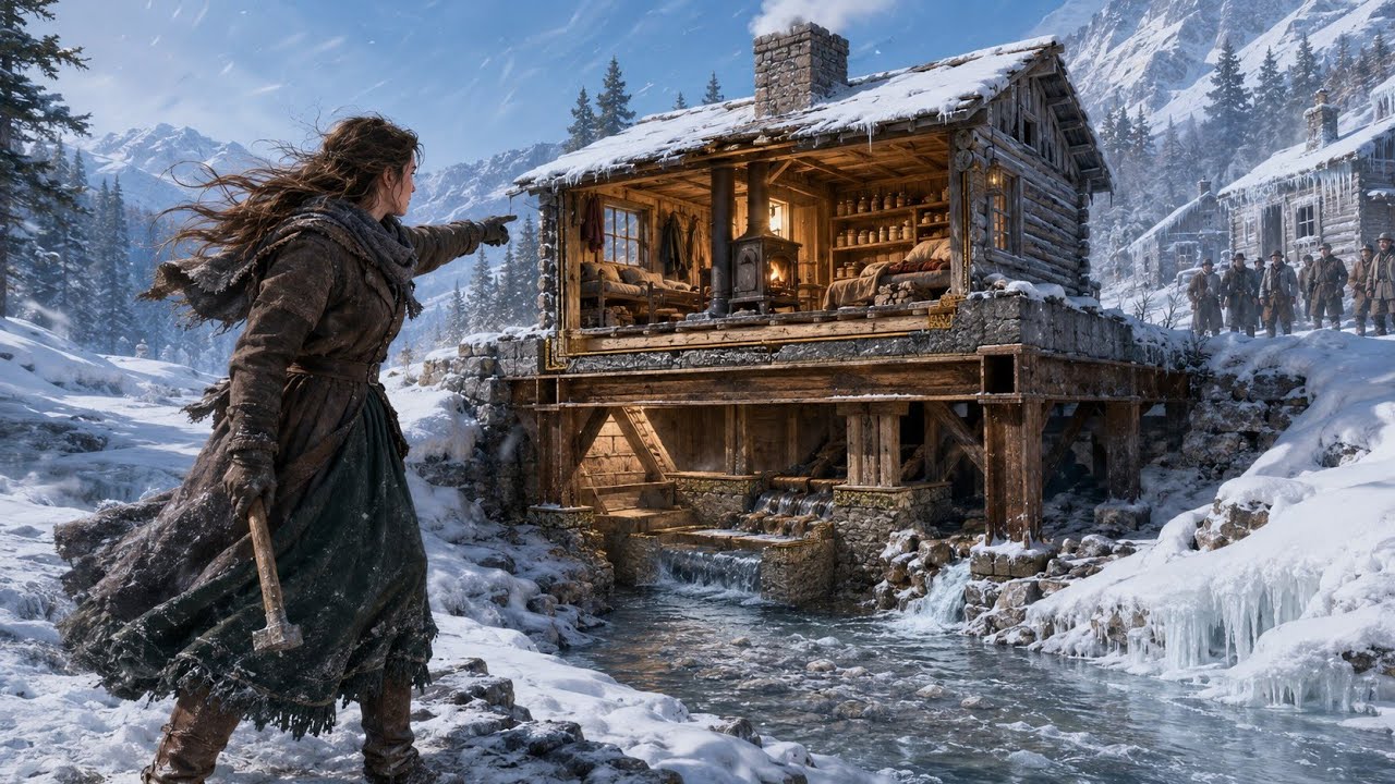 Thrown Out at 16, She Found a Frozen Creek and Built Above It — Her Cabin Never Iced Over