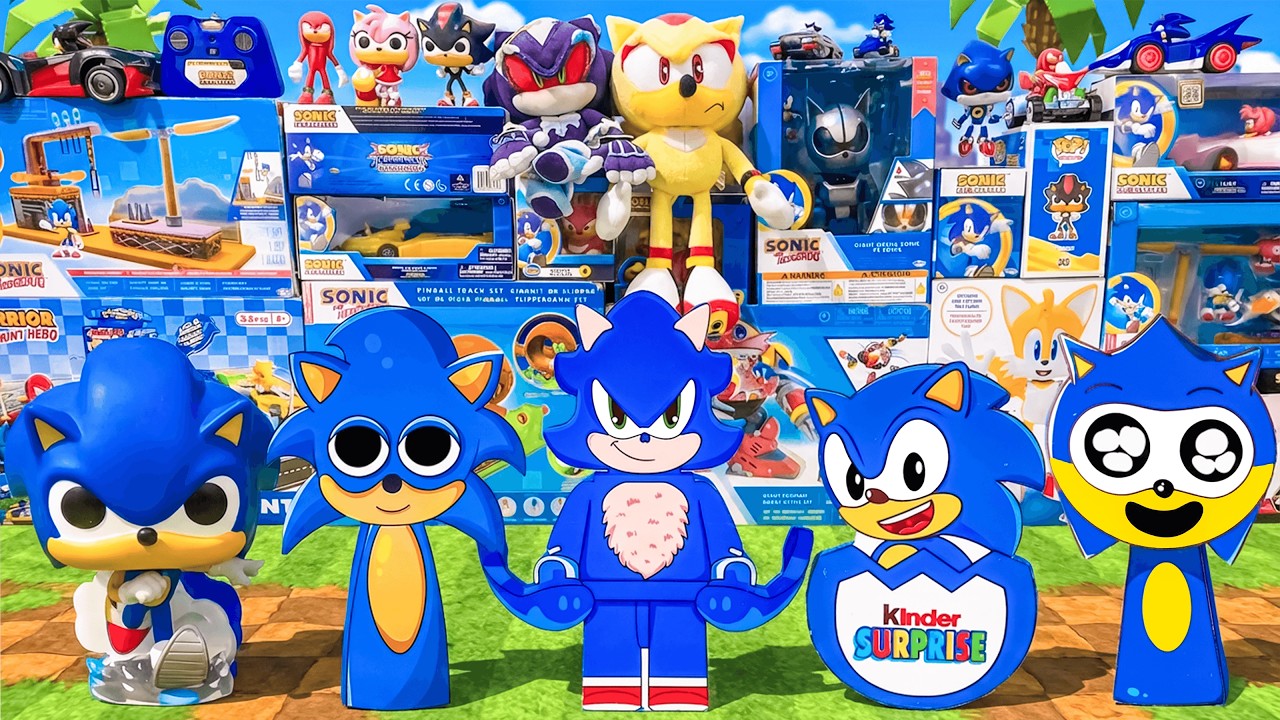 Unboxing Sonic The Hedgehog Toys Collection ASMR | Sonic Mystery Box Edition Collection