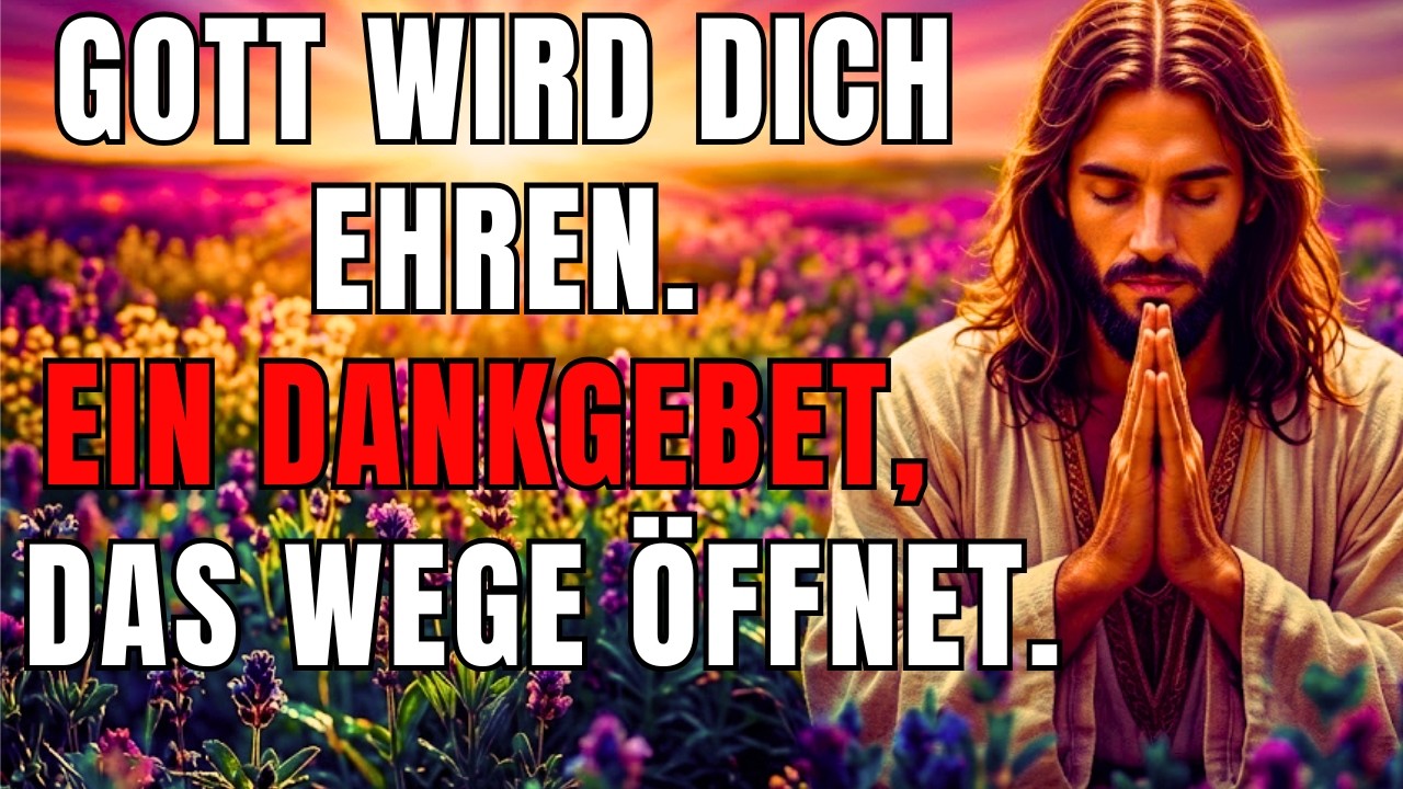 DANKGEBET AN GOTT 🙏 ERLEBE HEUTE EIN WUNDER IN DEINEM LEBEN.