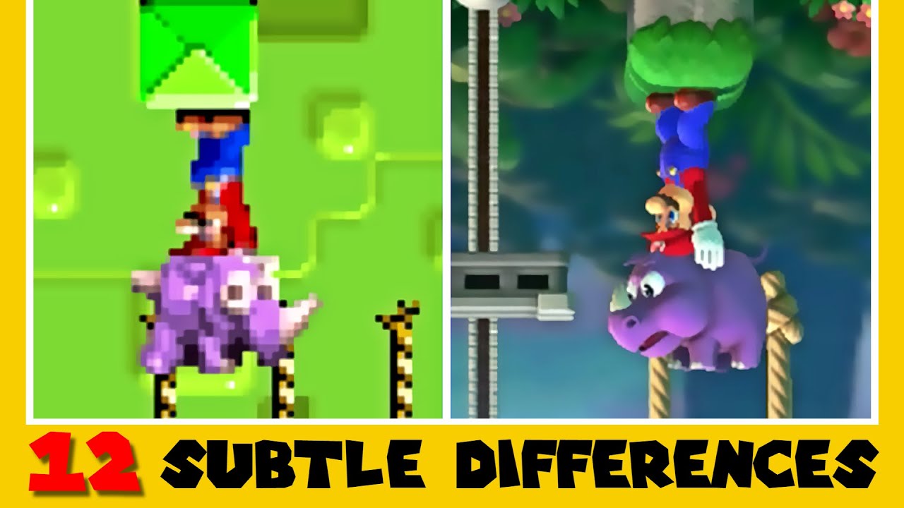12 Subtle Differences Between Mario Vs. Donkey Kong for Switch and GBA (Part 3)