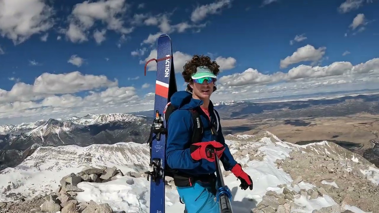 Mt Princeton East Face - Zen and the art of Skiing