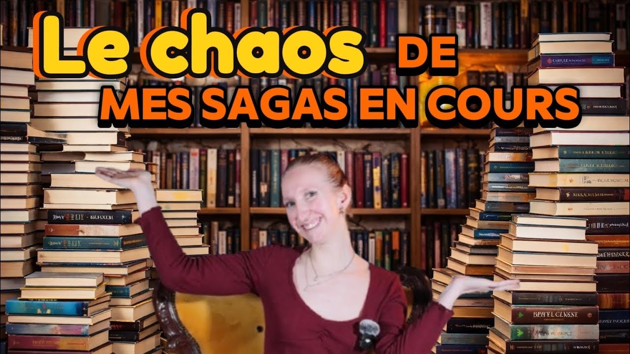 Toutes mes sagas en cours (spoiler : il y en a beaucoup 😅📚)