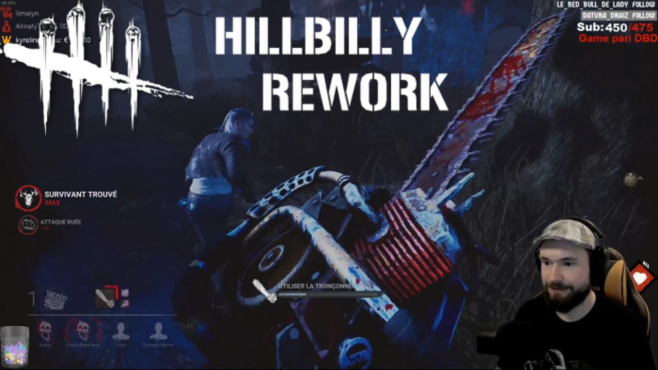 NEW HILLBILLY / LE MONTAGNARD REWORK - GAME KILLER FR PATCH 4.1.0 | DEAD BY DAYLIGHT MONTAGNARD