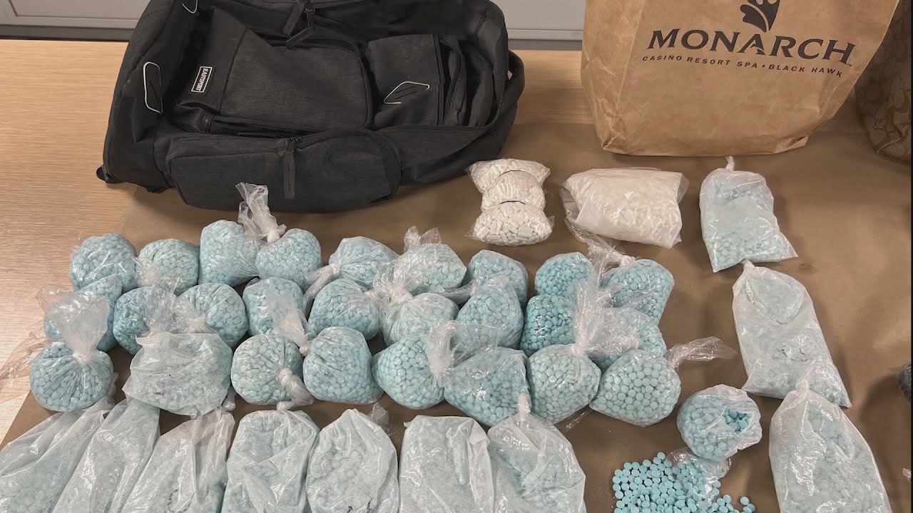 Aurora police seize 80,000+ fentanyl-laced counterfeit Oxycodone pills, arrest suspect