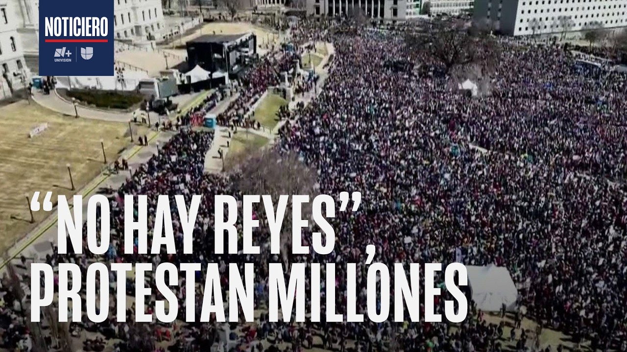 &ldquo;No hay reyes&rdquo;: protestas masivas sacuden miles de ciudades en EEUU