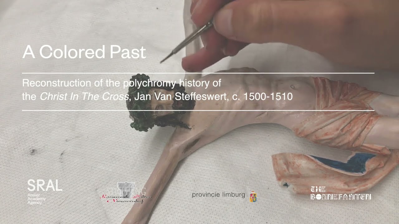 A Colored Past ~ Reconstructing polychrome history of a medieval sculpture  with 3D-technology