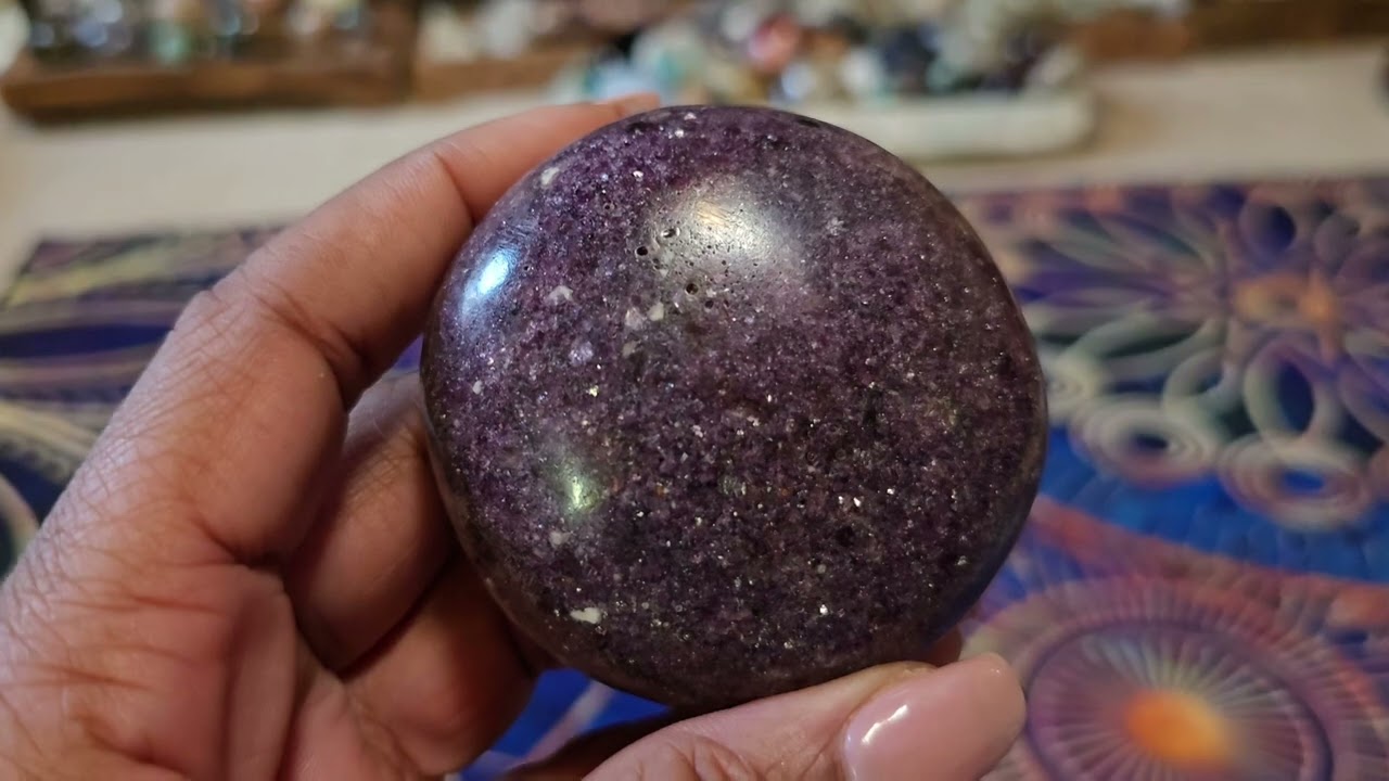 Caribbean Calcite Point, Tree Agate Free Form, Lepidolite Palm, White Druzy Agate, Lepidolite Rocks