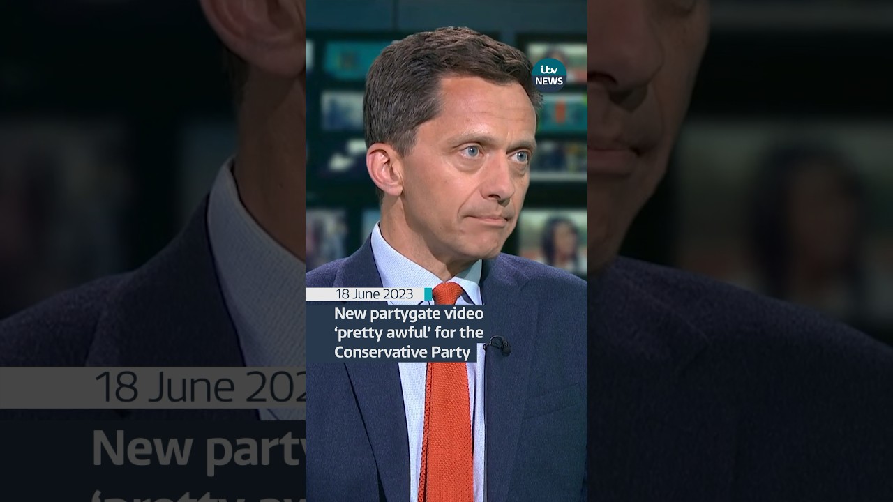 Partygate video &lsquo;awful&rsquo; for Conservative Party #itvnews #news #politics #partygate