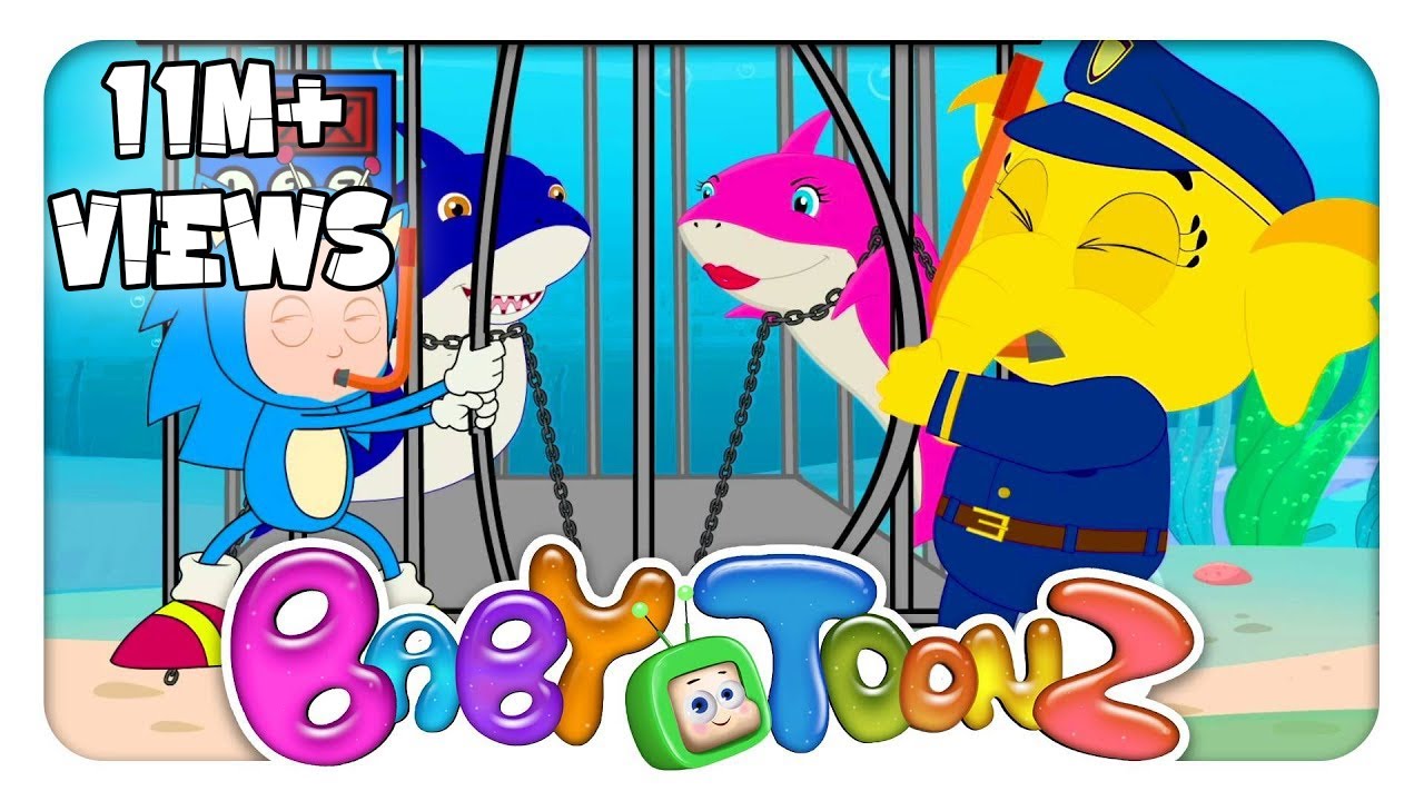 Big Sharks Saves Treasure | Best Nursery Rhymes Collection For Kids | Baby Toonz Kids TV