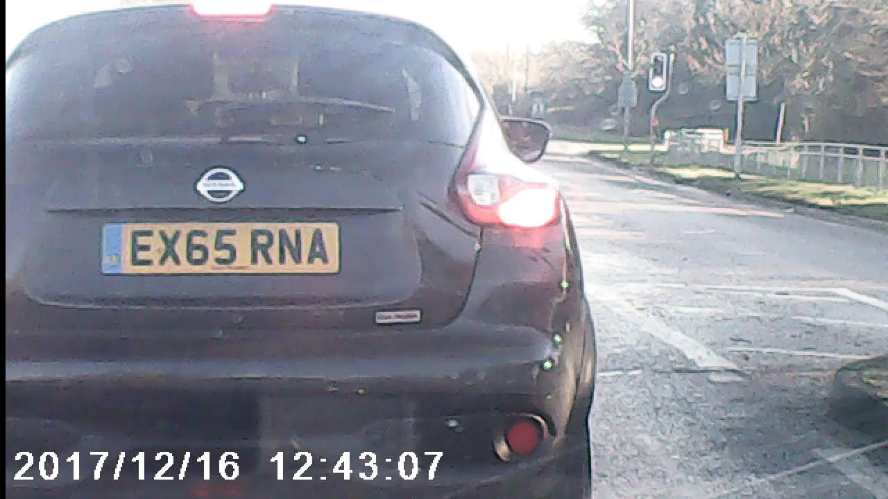 driving without due care and attention EX65 RNA