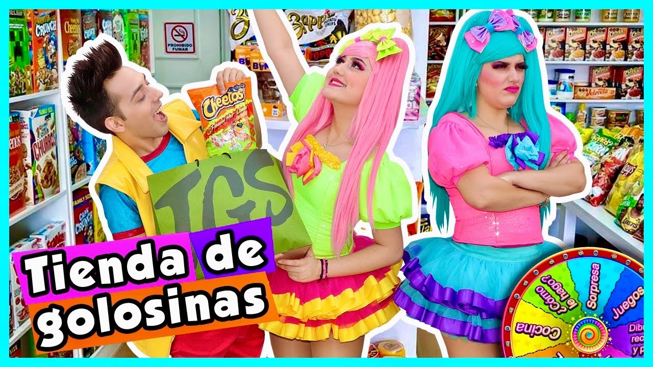 VISITAMOS LA TIENDA DE GOLOSINAS / SHOW PIEDRA PAPEL O TIJERA / DULCES RAROS / AMIGA NUEVA