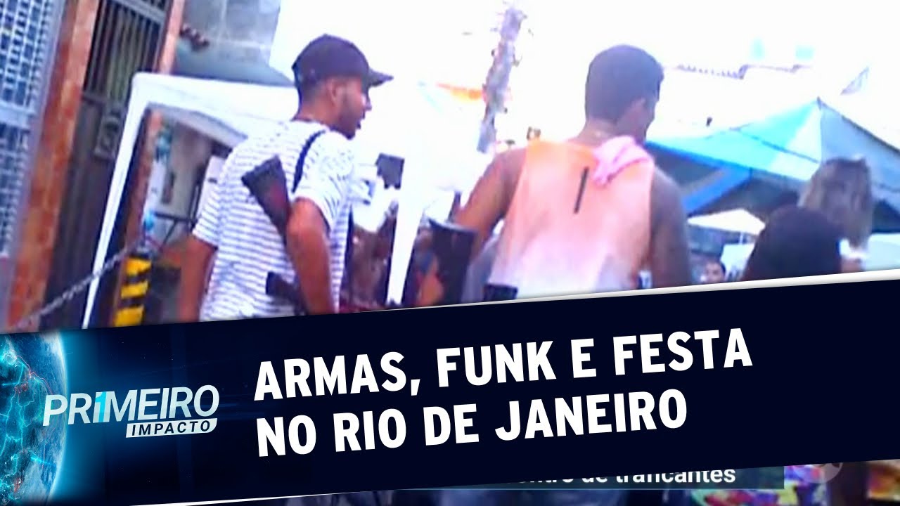 Traficantes dançam com fuzis em baile funk do Rio | Primeiro Impacto (13/09/19)
