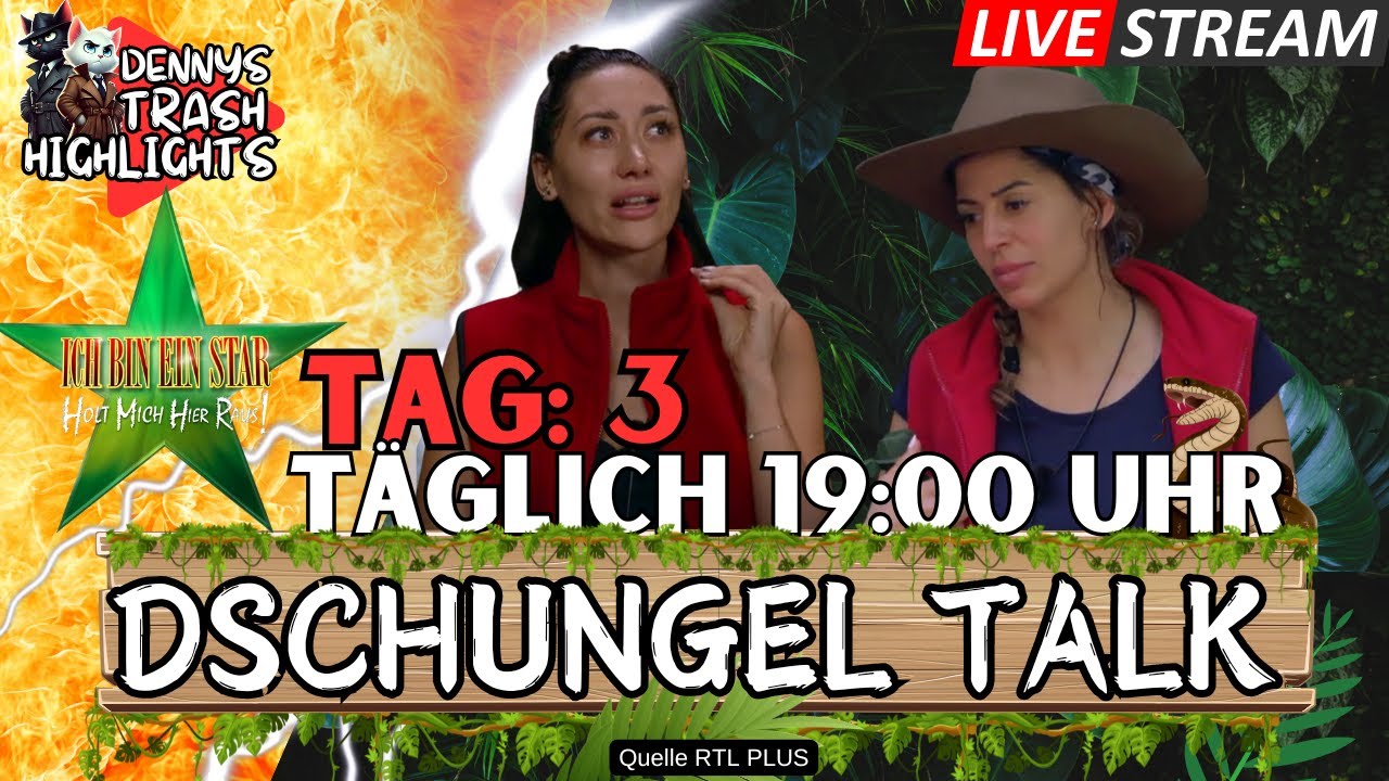 🚨 LIVE! Samira vs. Eva! Claudia Obert ESKALIERT! Dschungelcamp TAG 3 #ibes