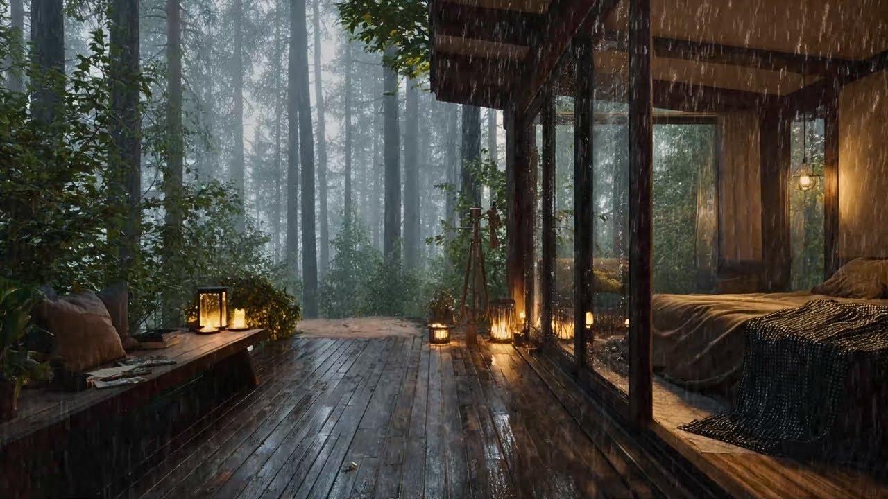Sonido de Lluvia Sin Anuncios para Dormir - Relájate, Reduce Estrés y Duerme Profundamente