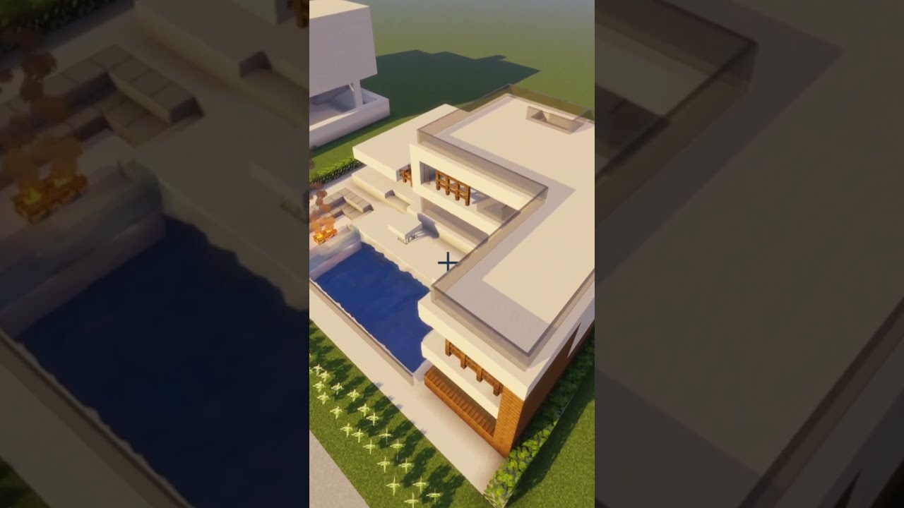 Mans&atilde;o Moderna no Minecraft - 1 #shorts #minecraft