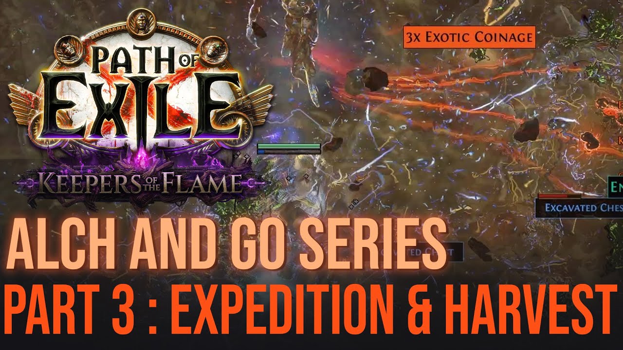 Poe 3.27 Alch and Go series part 3 - Expedition and Harvest (8 Div/hr)