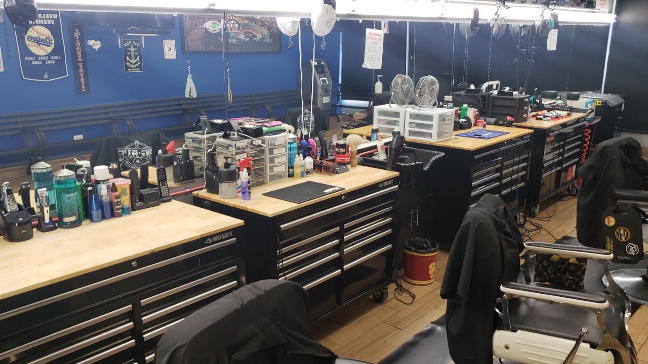 Buying new Home Depot Husky tool boxes for Barbershop