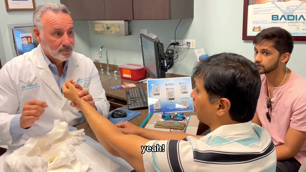 Subluxation of ulnar nerve with cubital tunnel syndrome in patient from Hyderabad, India