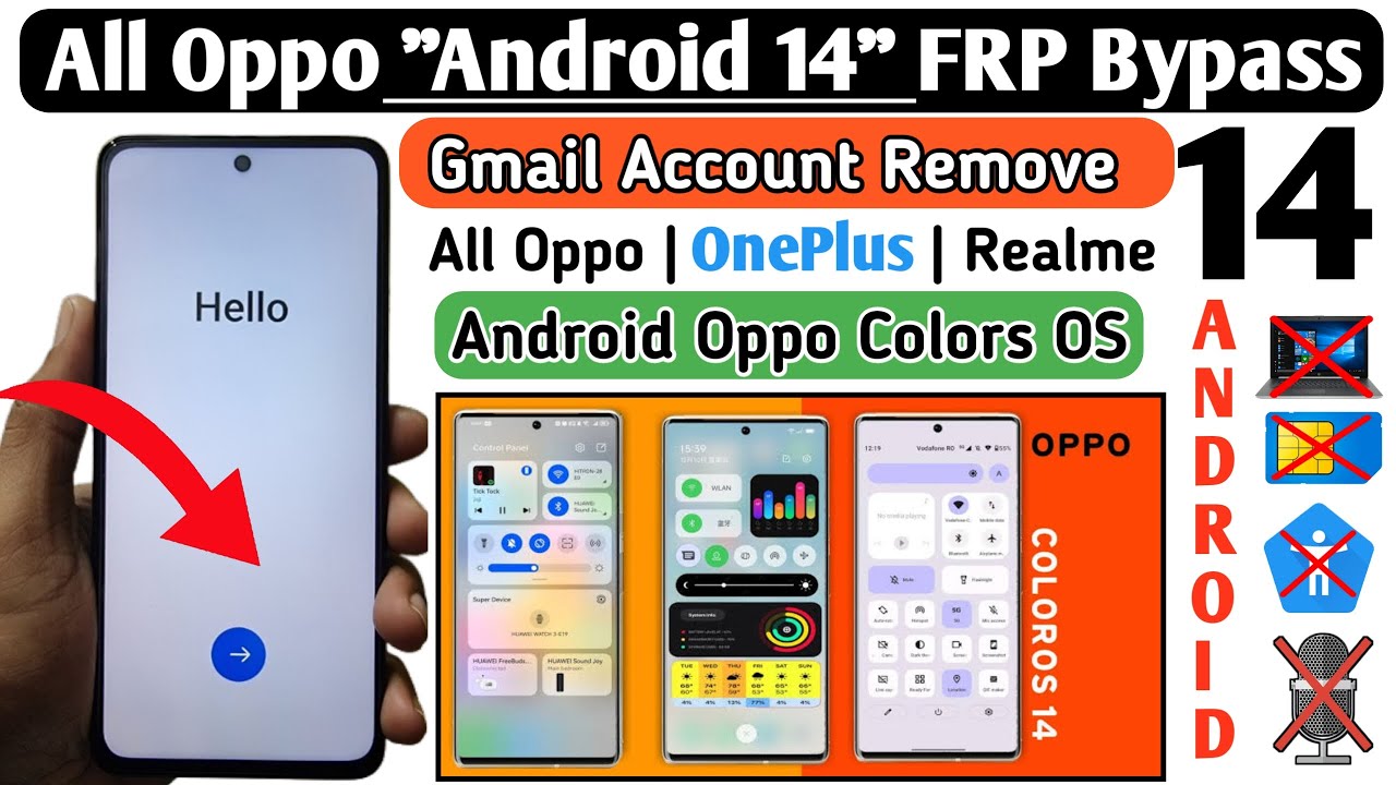 All OPPO Android 14 Frp Bypass | Oppo FRP Bypass 2024
