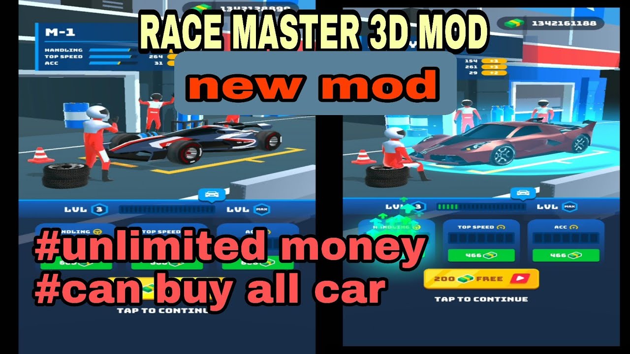 race master 3D mod ( review all gameplay race master 3D)