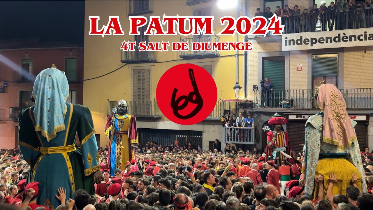 La Patum 2024 (4t Salt de Diumenge i tirabols, la Patum Completa)