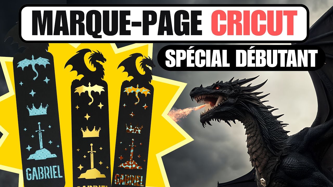 Créer un Marque-Page Fantasy avec Cricut – SPÉCIAL DÉBUTANTS