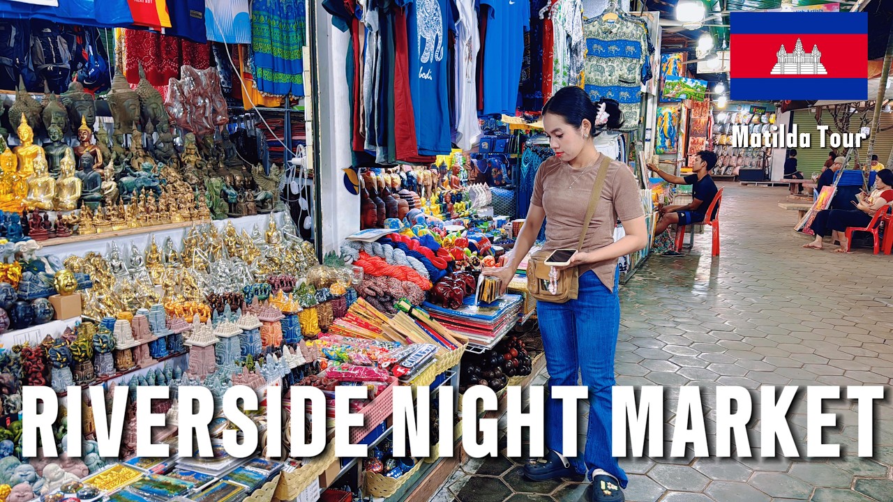 Must-Visit Night Market in Cambodia! Souvenirs, Art & Street Vibes| Siem Reap 🇰🇭 2025