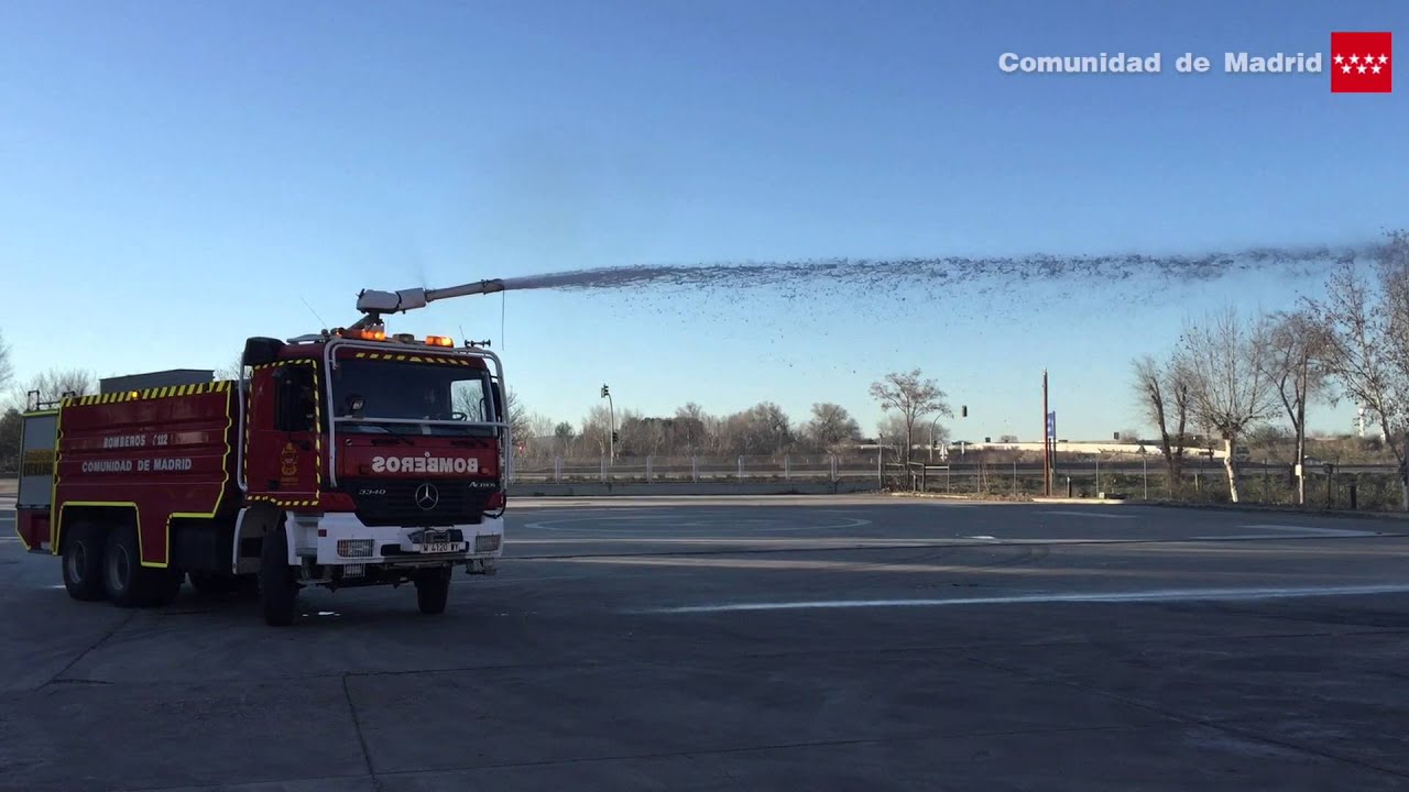 Revisión de material. Parque de Arganda del Rey. Bomberos Comunidad de Madrid