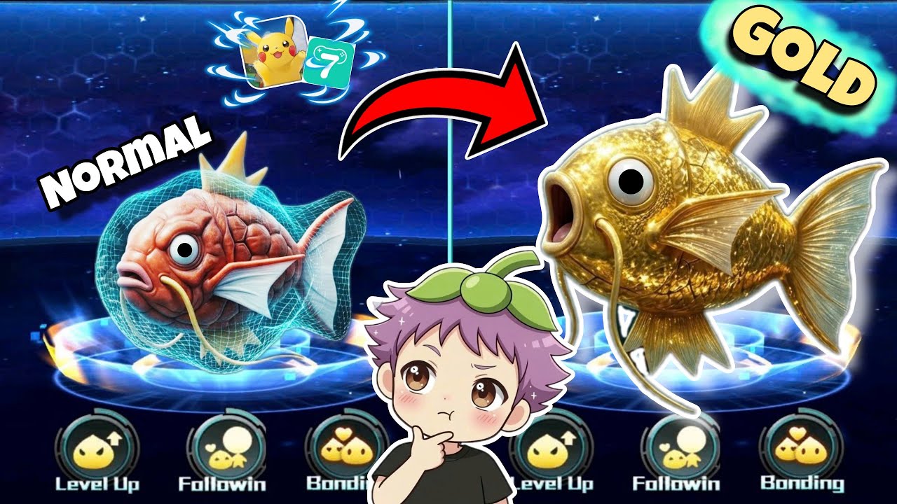 Tại Sao GOLD MAGIKARP Không CÓ Skill Hệ NƯỚC ? | Huyền Thoại Pokeland by X7