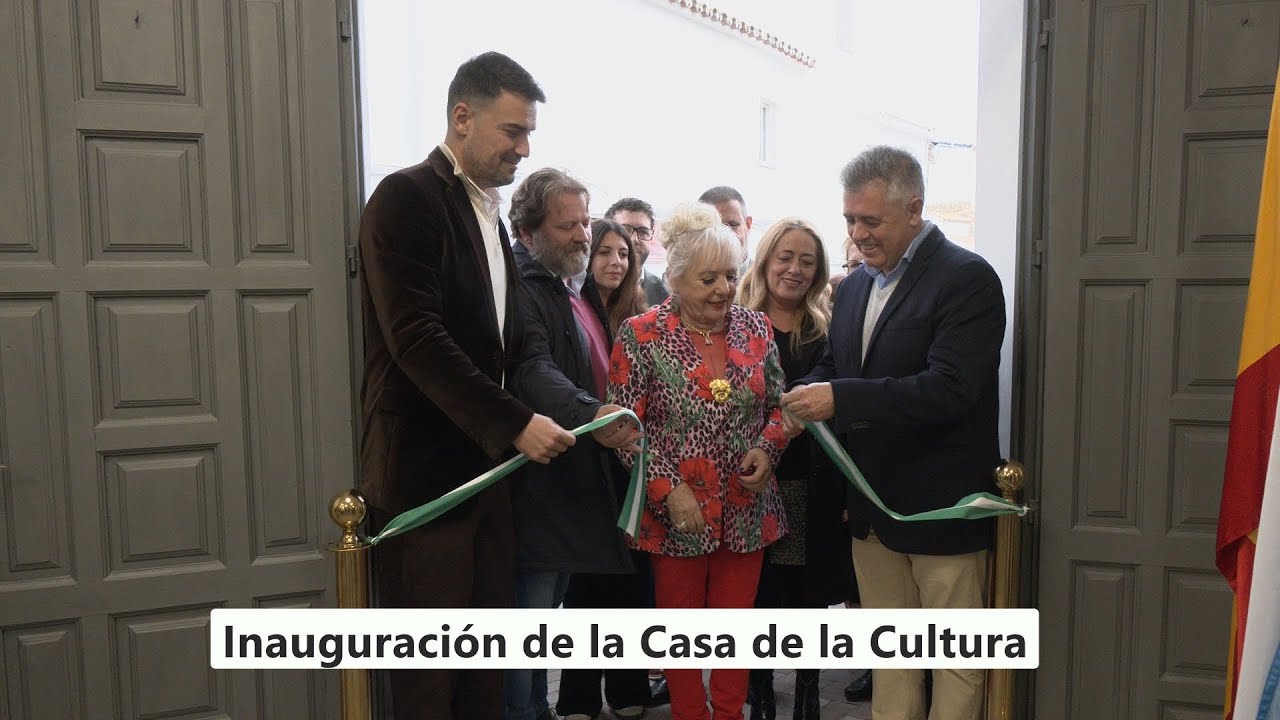 Inauguración de la Casa de la Cultura