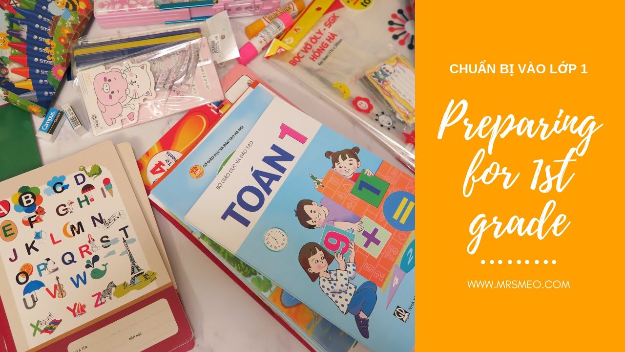 #34 | CHUẨN BỊ VÀO LỚP 1 | NHỮNG MÓN ĐỒ CẦN CHUẨN BỊ TRƯỚC THỀM NĂM HỌC MỚI
