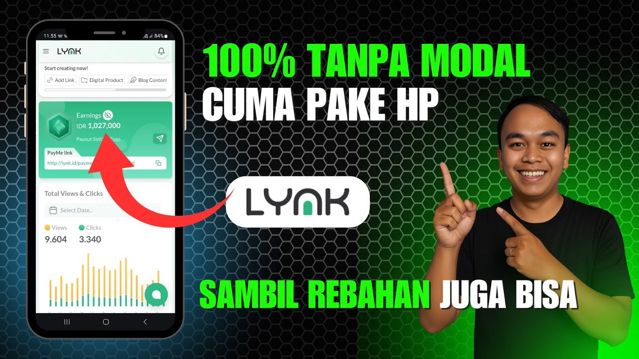 Hasilkan 1 Juta Sehari Dari Jualan Produk Digital Di Hp Android Tanpa Modal - Cara Jualan Di Lynk Id