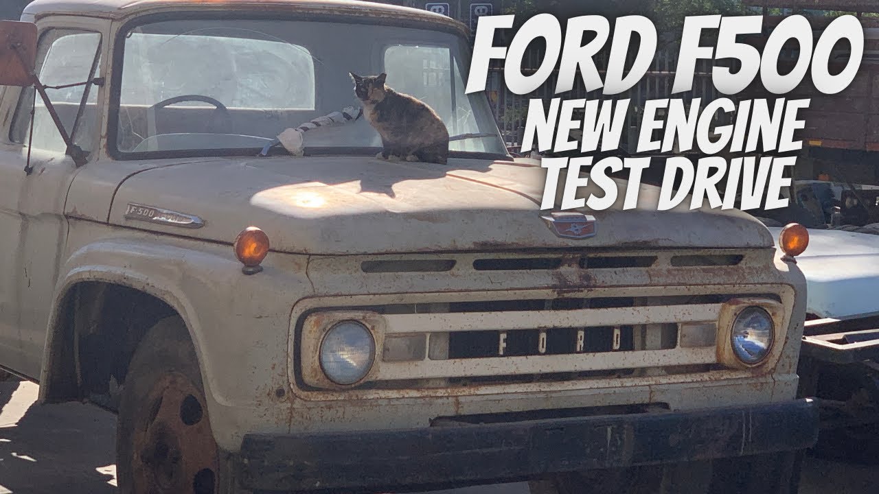 Ford F500 new engine test drive