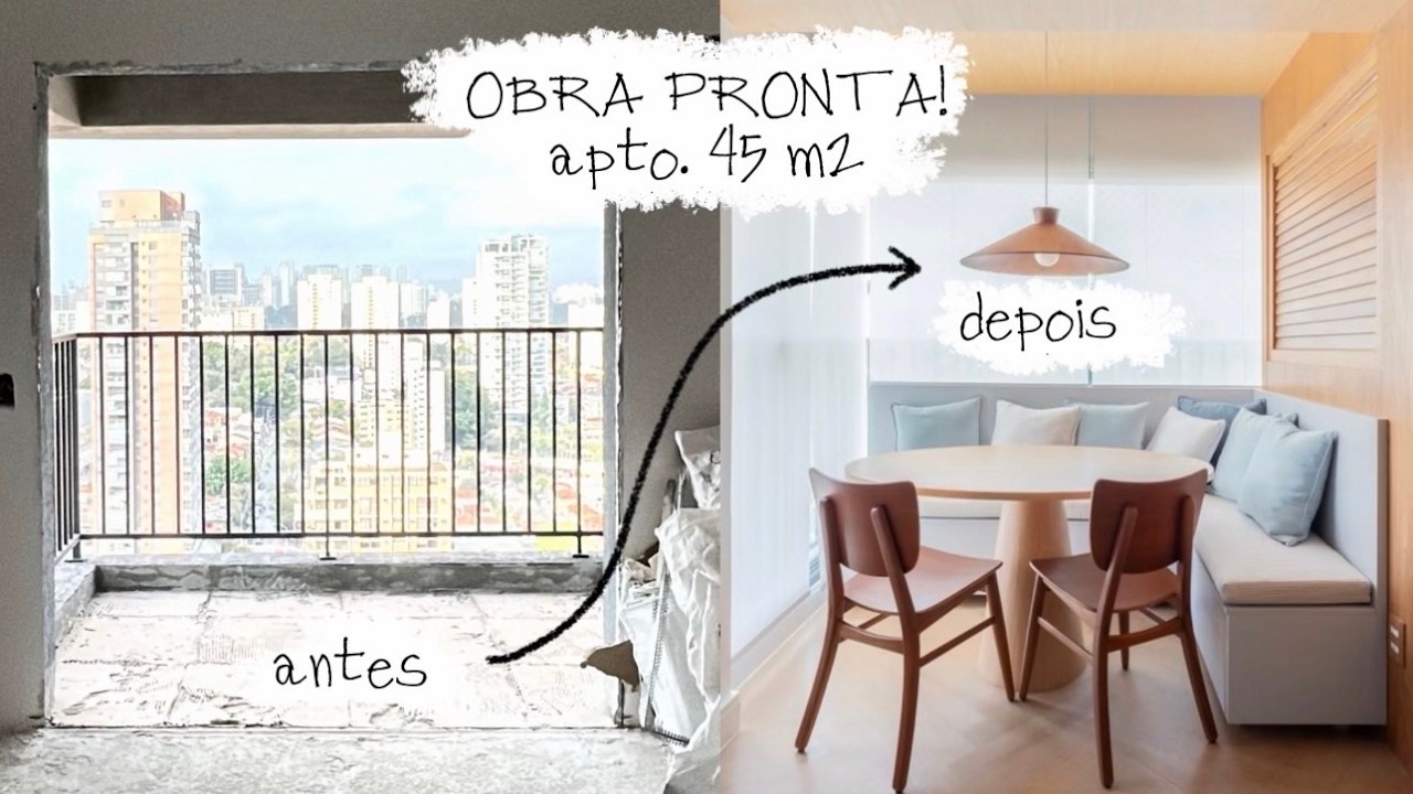 REFORMA PRONTA 45 m2 SENSA&Ccedil;&Atilde;O DE AMPLITUDE