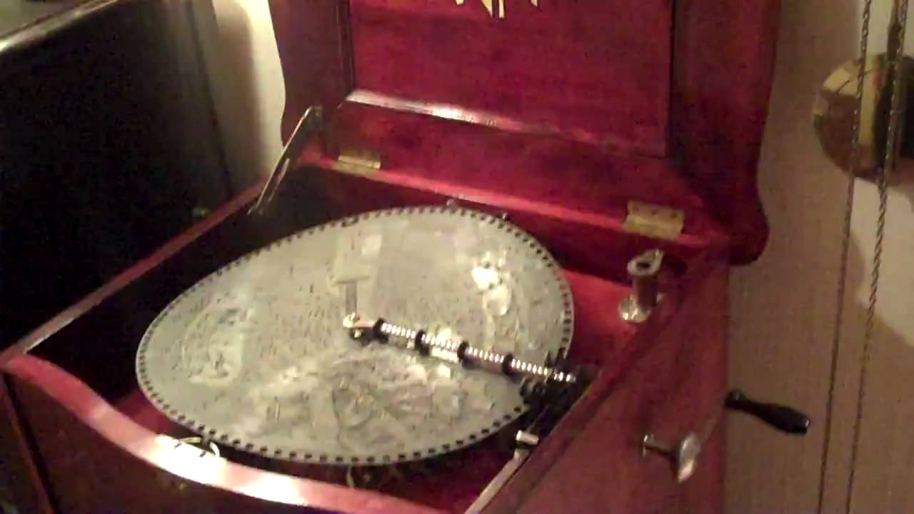 Regina Reginaphone Music Box Disc "Polish Song" 15inch Disc