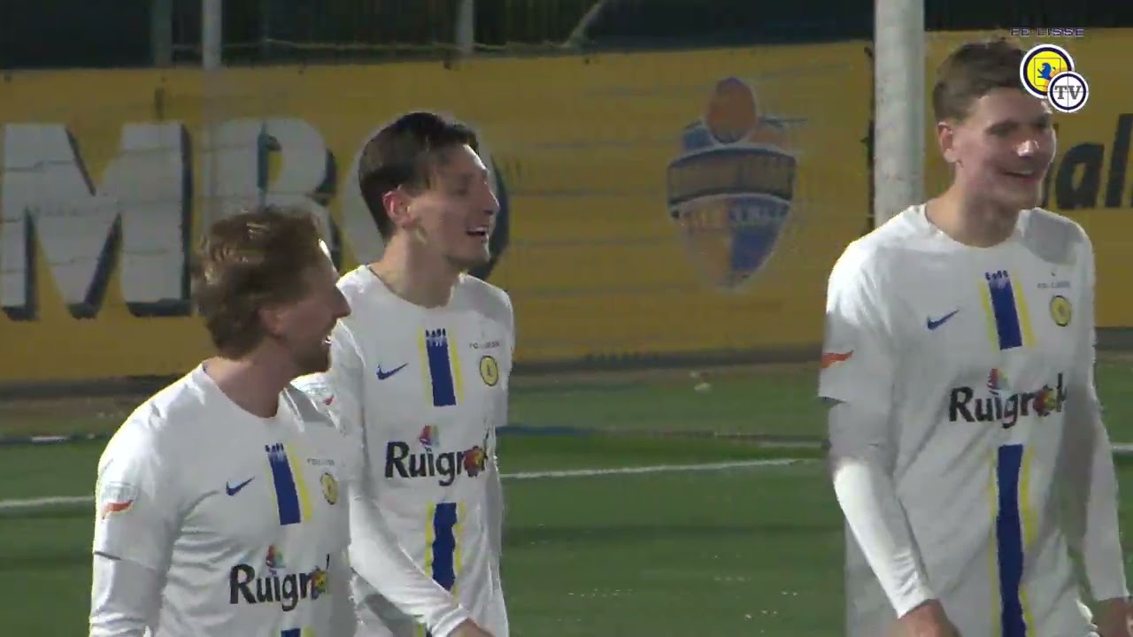 Samenvatting wedstrijd Blauw Geel - FC Lisse 0-3