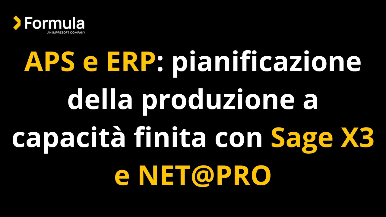 COFFEE BREAK DEMO   Pianificazione della produzione