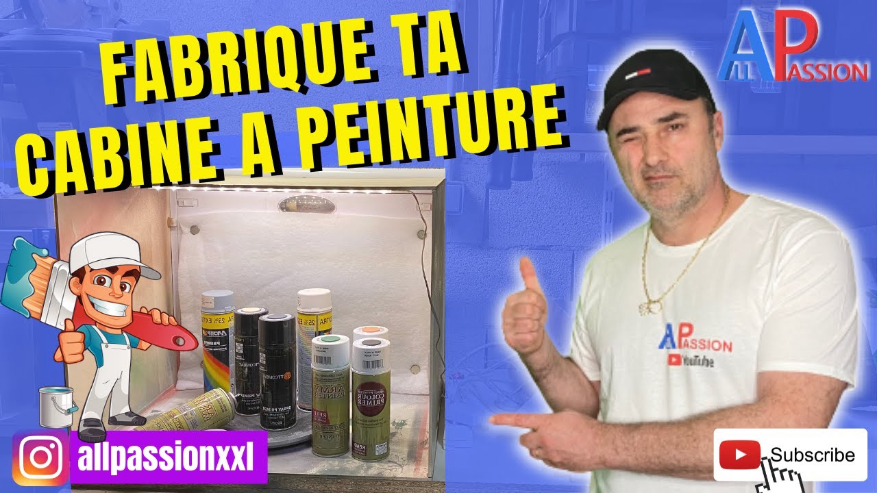 comment fabriquer une cabine a peinture DIY / homemade spray booth / economie d'argent !